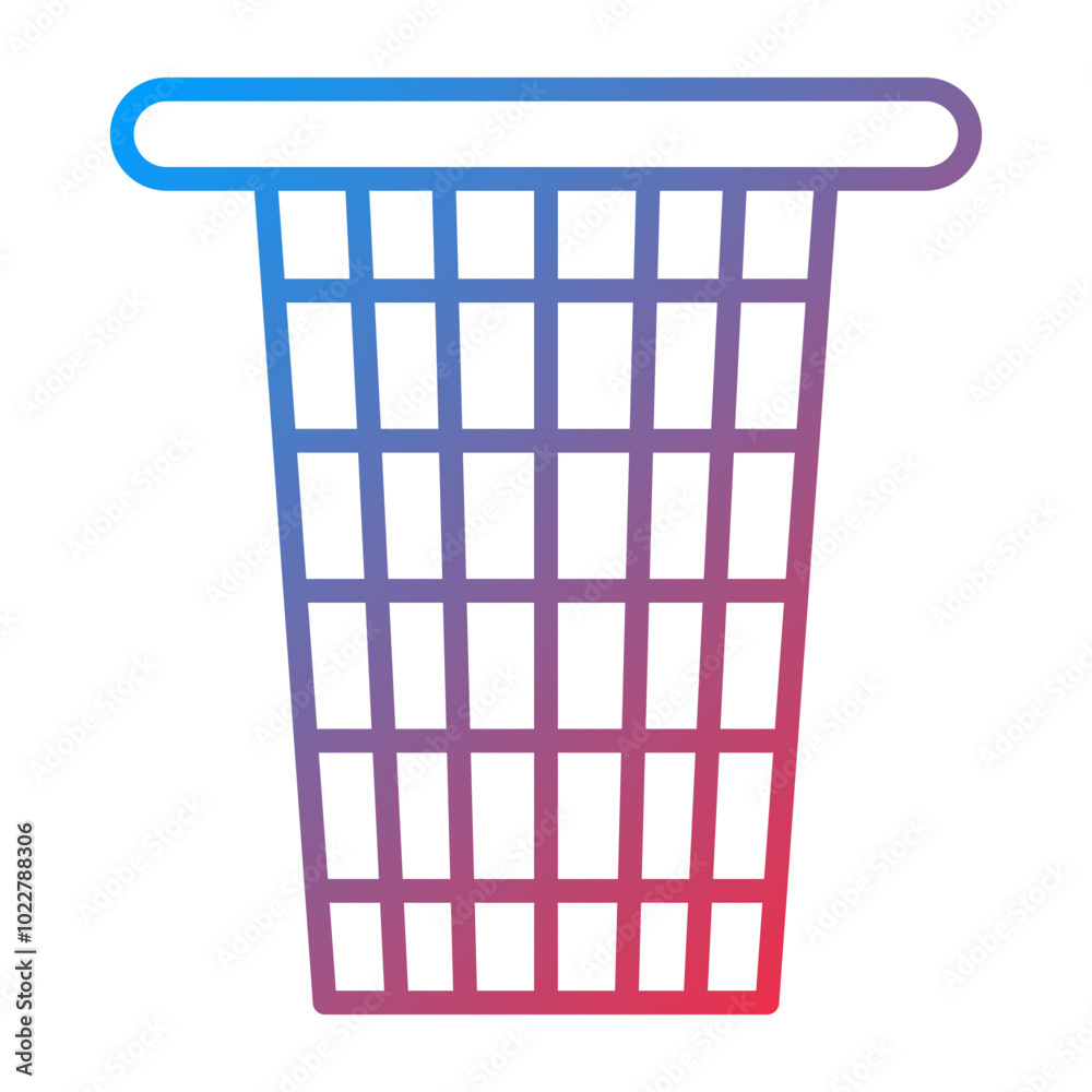 Laundry Trolley icon style Laundry Trolley icon style