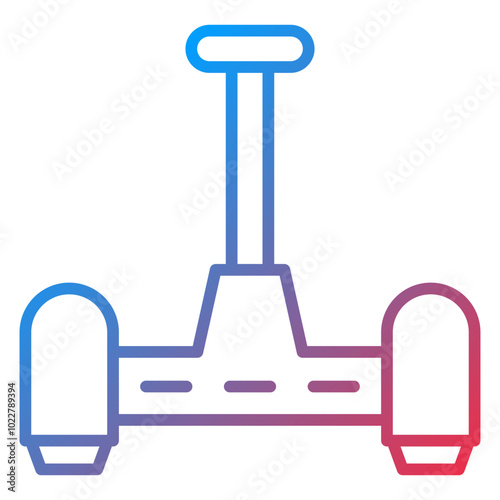 Hoverboarding icon style