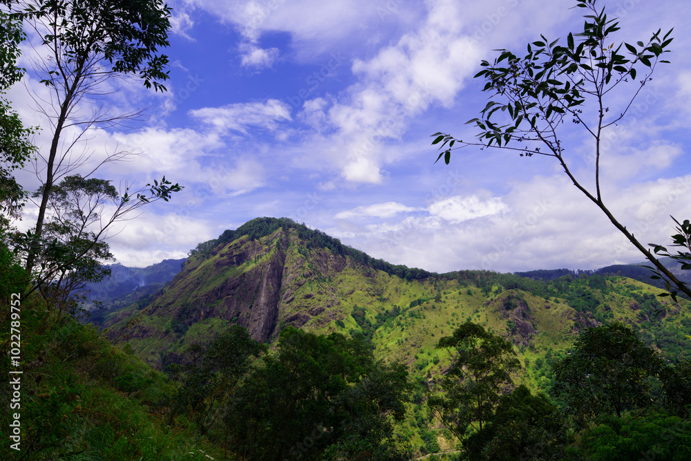 View of Ella Rock, in Sri Lanka. View of Ella Rock, in Sri Lanka.