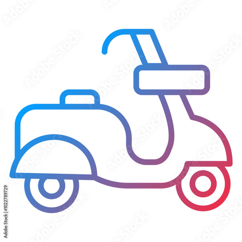 Scooter icon style