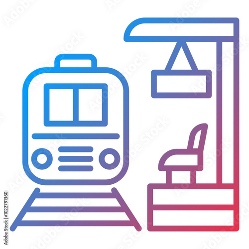 Train Platform icon style
