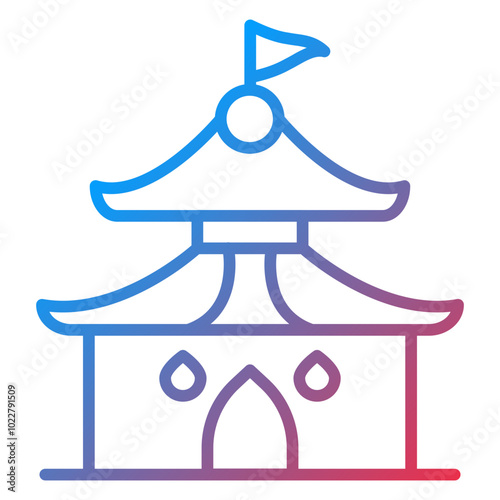 Temple icon style