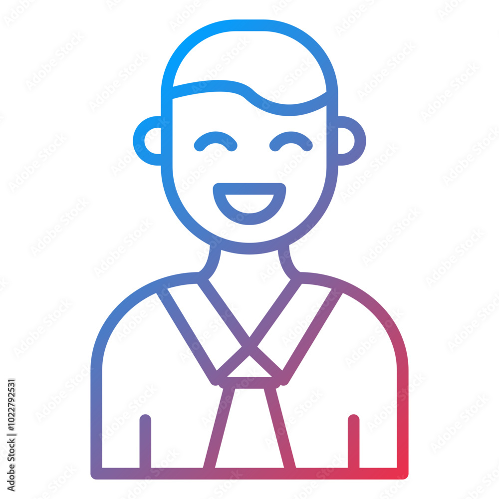 Man icon style Man icon style