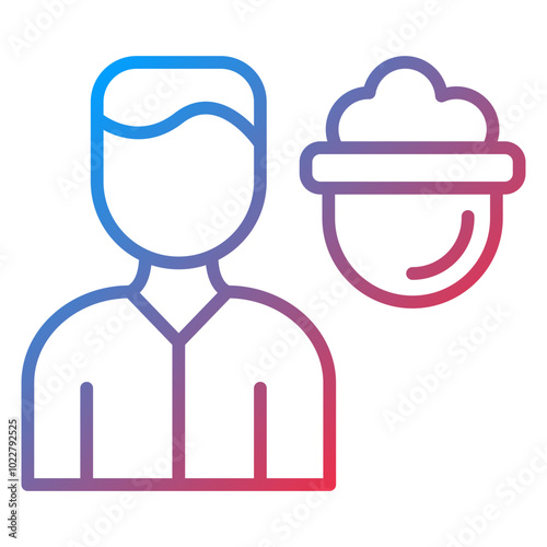 Hunger icon style