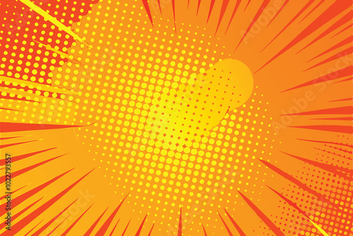 Comic Book Explosion Graphic Design Illustration