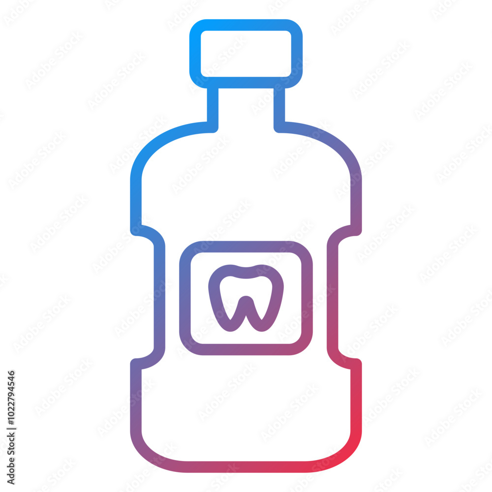 Mouthwash icon style
