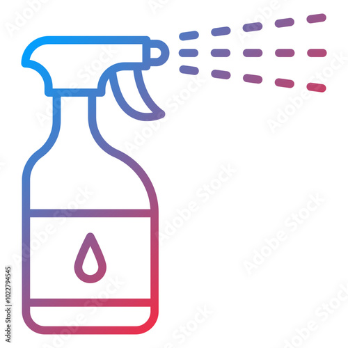Spray Bottle icon style