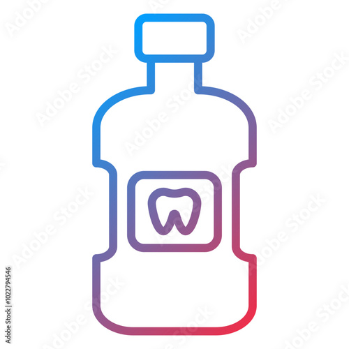 Mouthwash icon style