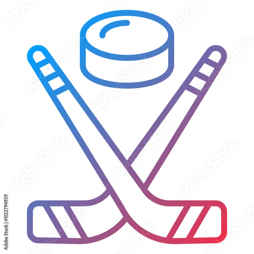 Photography Ice Hockey icon style