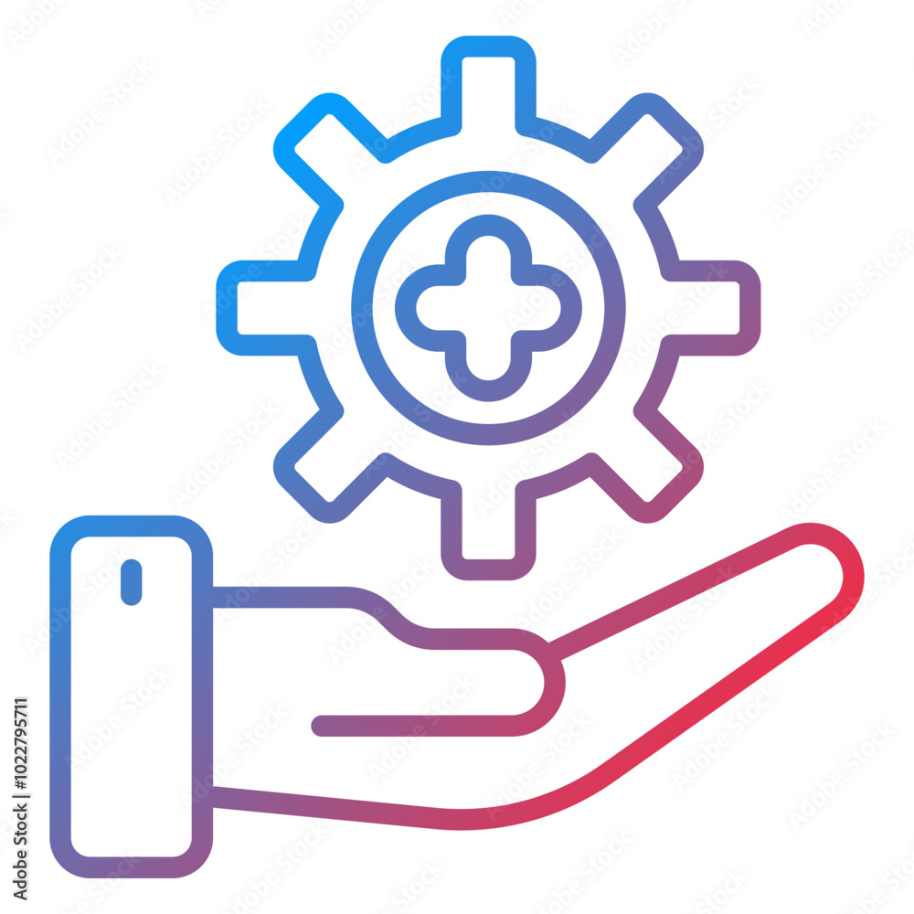 Healthy Development icon style Healthy Development icon style