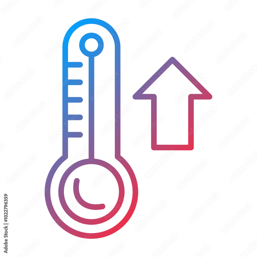 Thermometer icon style Thermometer icon style