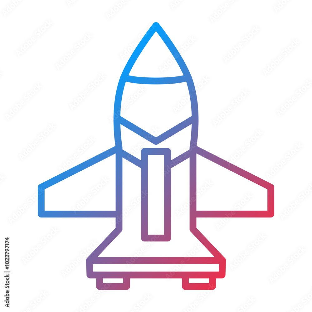 Jet icon style Jet icon style