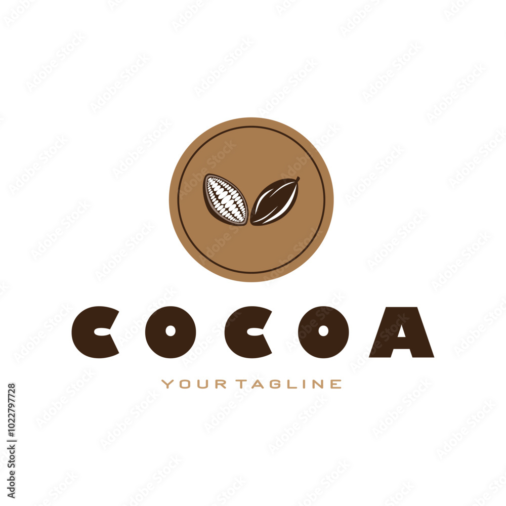 cocoa logo,cocoa bean,cocoa tree,cocoa branches and leaves,chocolate mix on white background,vintage,modern,simple,minimalist icon illustration template design vector cocoa logo,cocoa bean,cocoa tree,cocoa branches and leaves,chocolate mix on white background,vintage,modern,simple,minimalist icon illustration template design vector