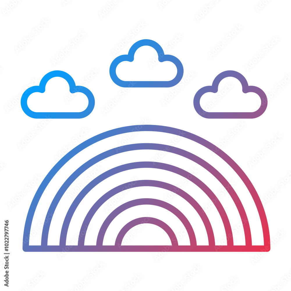 Rainbow icon style