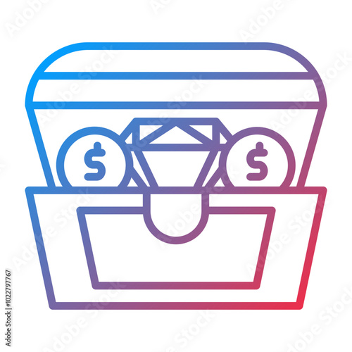 Treasure Chest icon style