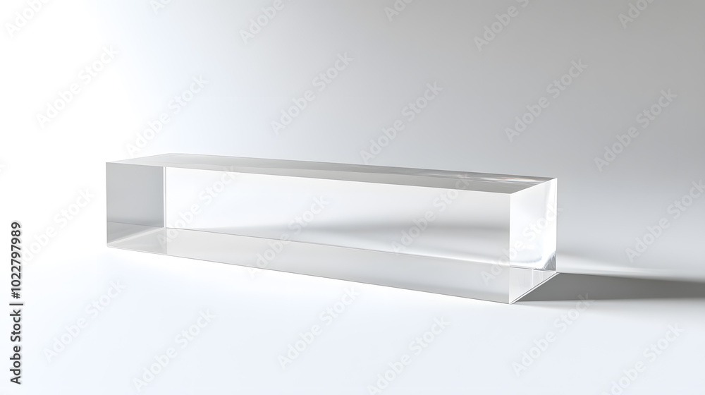 Pieces of transparent acrylic sheet isolated on background Pieces of transparent acrylic sheet isolated on background