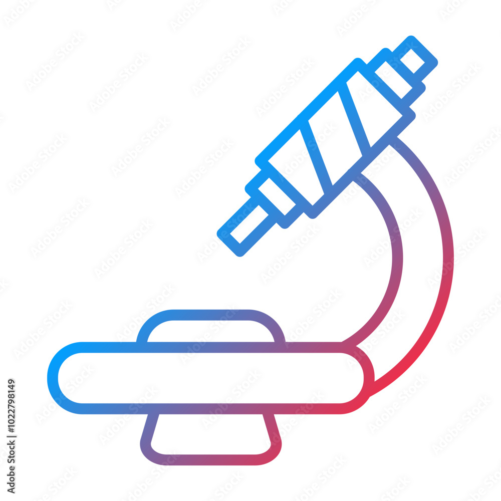 Microscope icon style Microscope icon style