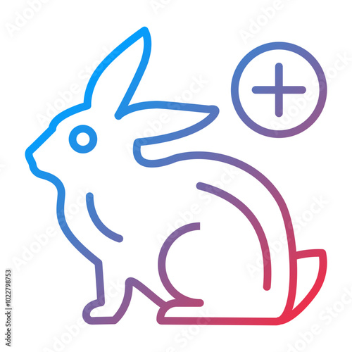 Rabbit Vet icon style