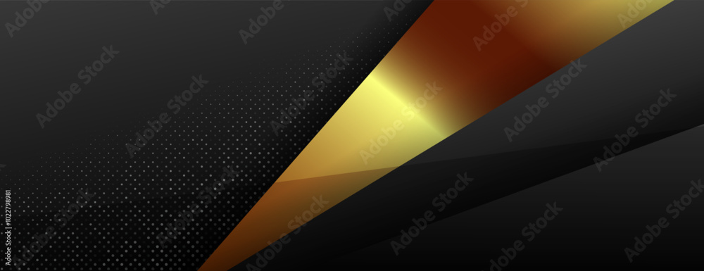 black and gold abstract background with layered dimension and glitter black and gold abstract background with layered dimension and glitter
