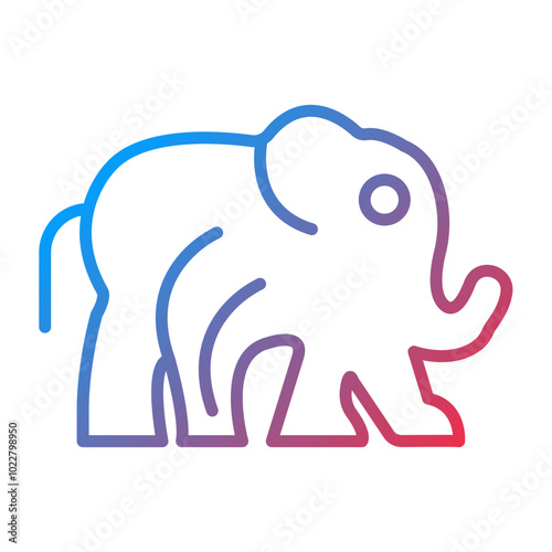 Elephant icon style