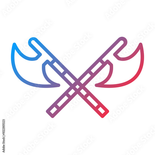 Hatchet icon style