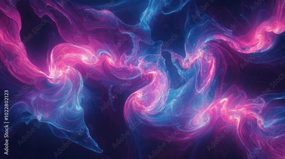 Abstract Digital Dragon Light Fractal Fantasy Wallpaper Neon Pink Purple Blue Waves Silk Curves Crystal Glass Effect High Resolution Background Banner Abstract Digital Dragon Light Fractal Fantasy Wallpaper Neon Pink Purple Blue Waves Silk Curves Crystal Glass Effect High Resolution Background Banner