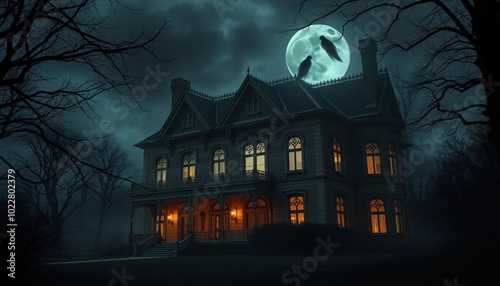 creepy Haunted Victorian Manor