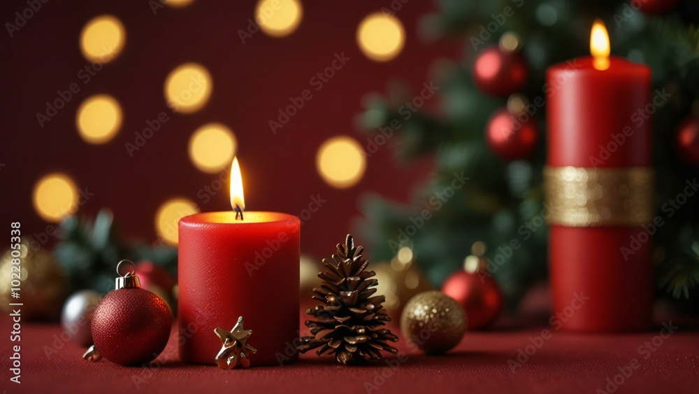 christmas decoration with candles and decorations christmas decoration with candles and decorations