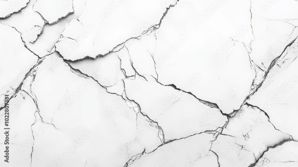White marble background with a cracked effect. White marble background with a cracked effect.