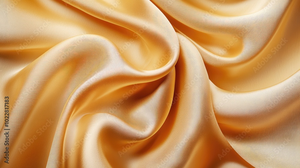 Abstract background of luxurious gold silk satin fabric Abstract background of luxurious gold silk satin fabric