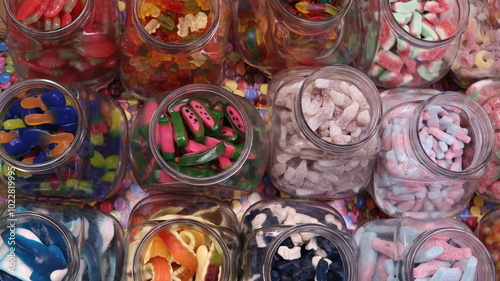 British Sweets in Jars Market Stall