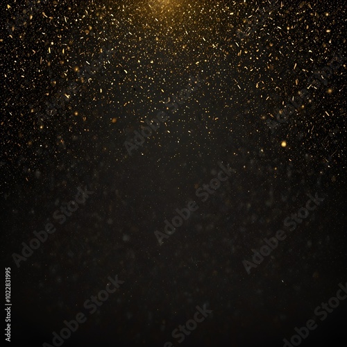 Wallpaper Mural A burst of fine gold glitter on a dark background, creating a sparkling, celebratory effect. Torontodigital.ca