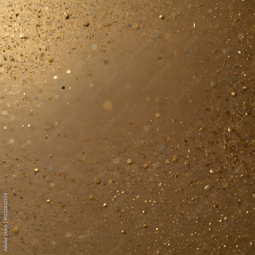 Soft gold dust scattered across a matte surface, giving it a shimmery, luxurious finish. Soft gold dust scattered across a matte surface, giving it a shimmery, luxurious finish.