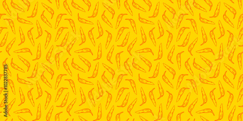 chili pattern Background. vintage chili background. pepper pattern background. chili doodle pattern background. hot chili pattern background.