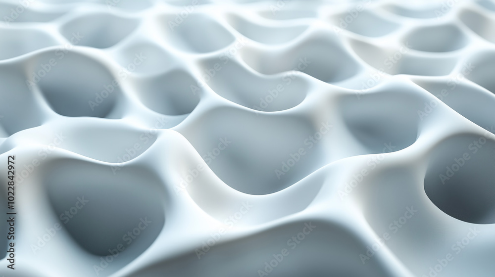 White futuristic background. Repeating rows of abstract waves
White futuristic background. Repeating rows of abstract waves