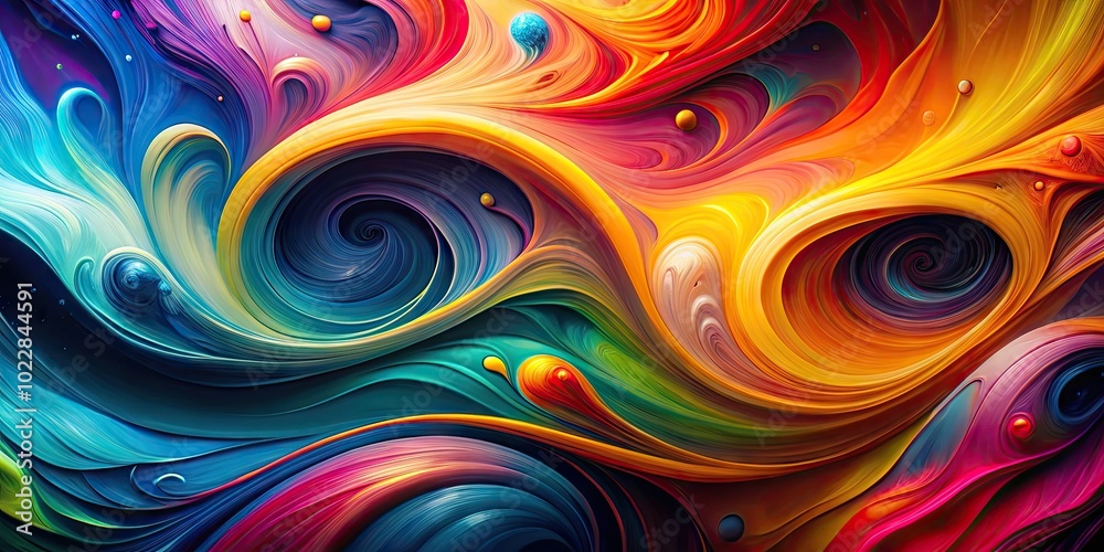 Vibrant Abstract Background with Colorful Swirls and Dynamic Flowing Shapes for Creative Design Use Vibrant Abstract Background with Colorful Swirls and Dynamic Flowing Shapes for Creative Design Use