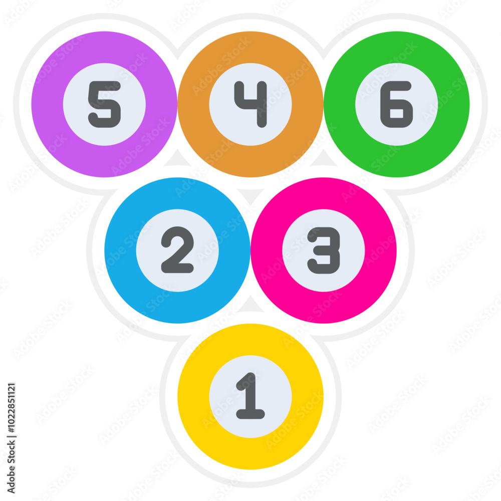 Billiard ball Icon Billiard ball Icon