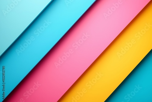 Free Download Colorful striped background with blue, pink, yellow, and orange stripes. stripes are arranged in a way Boss Day Frame Border with Pastel Color Background for Celebrating Leadership and Appreciation - GFXLoad