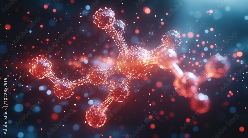 Abstract Molecular Structure Abstract Molecular Structure