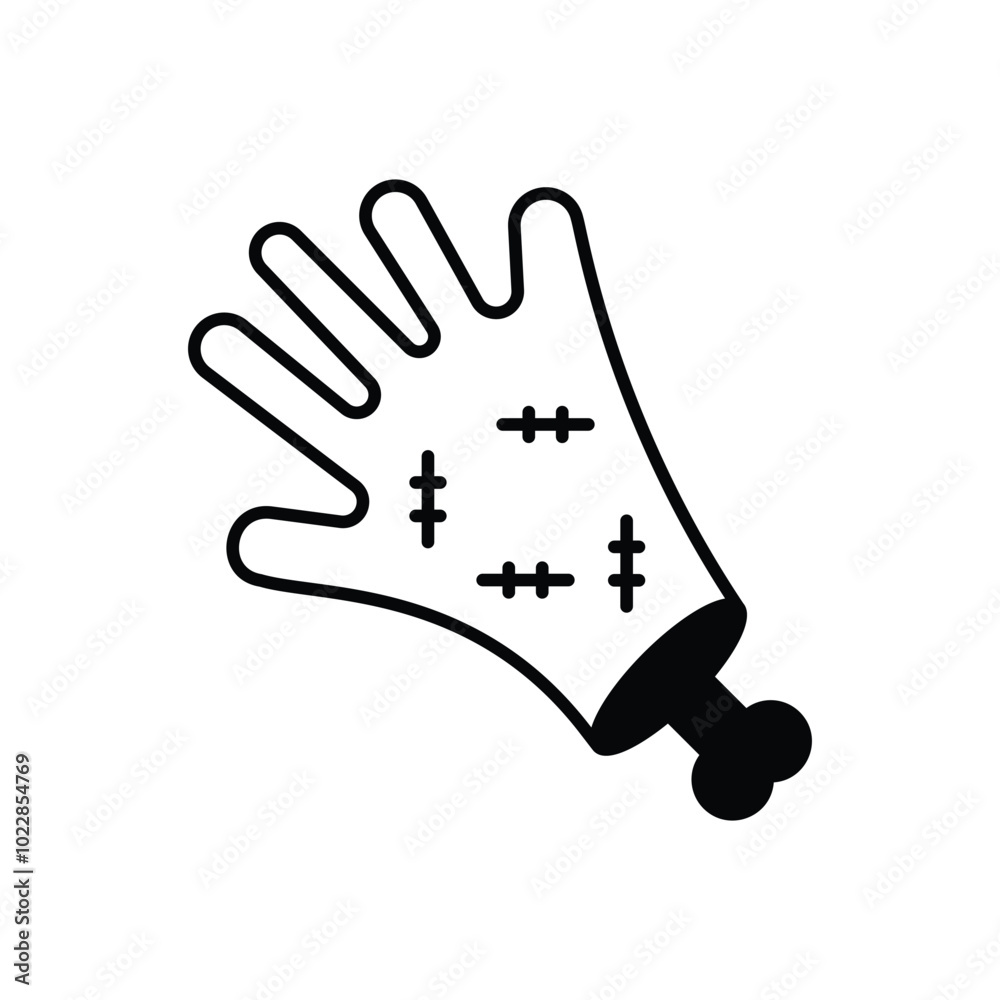 Monster Hand vector icon Monster Hand vector icon