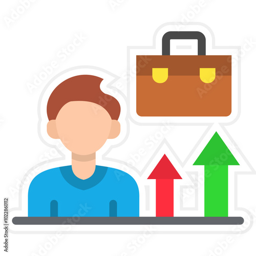 Job promotion Icon