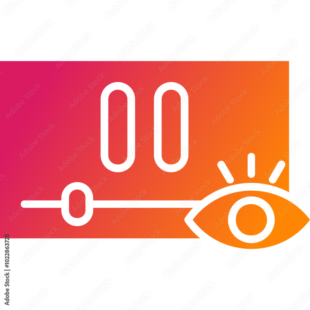 Video views Vector Icon Design Video views Vector Icon Design