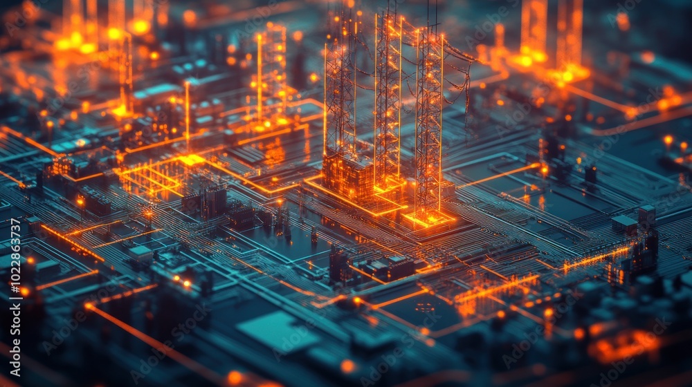 Cyberpunk Cityscape Cyberpunk Cityscape