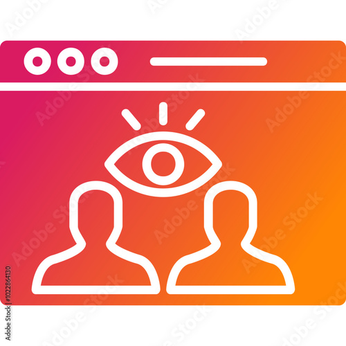 Visualization Vector Icon Design