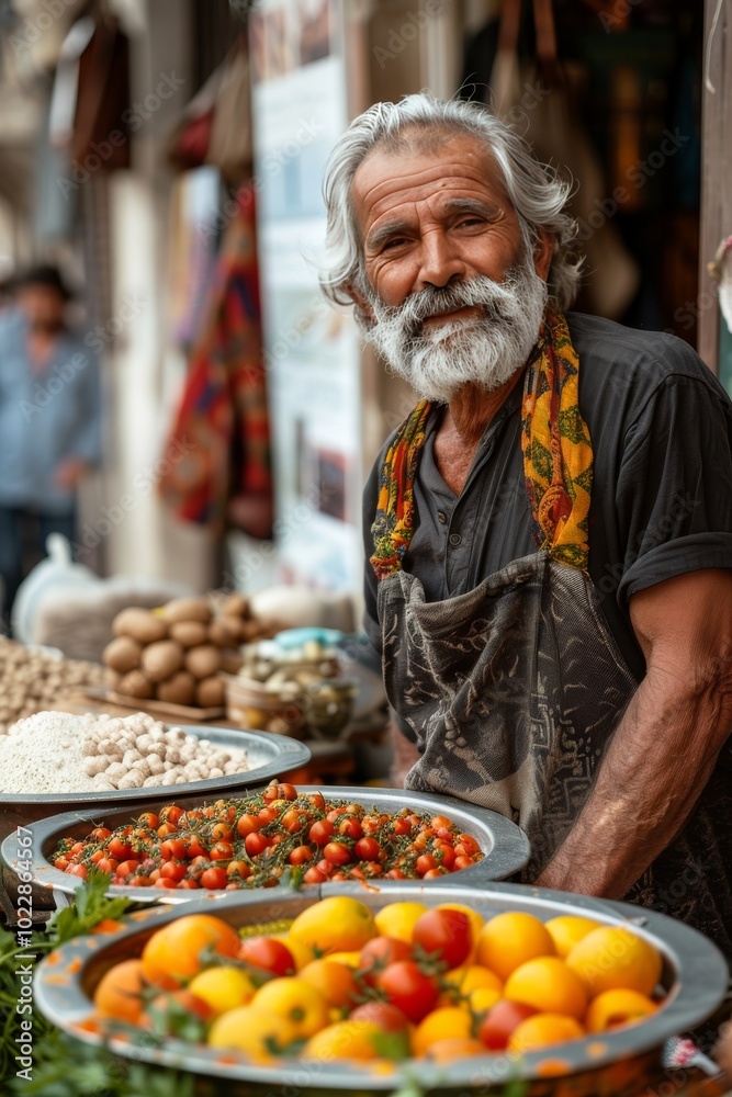 Street trading of vegetables and fruits in Greece. Street trading of vegetables and fruits in Greece.