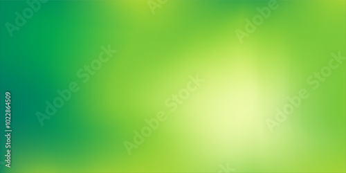 Nature green abstract gradient background. Vector illustration