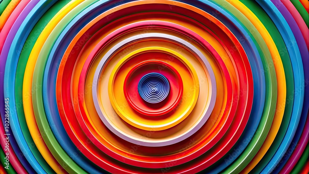 Vibrant Concentric Circles in Varying Colors Creating a Dynamic and Engaging Abstract Background Vibrant Concentric Circles in Varying Colors Creating a Dynamic and Engaging Abstract Background