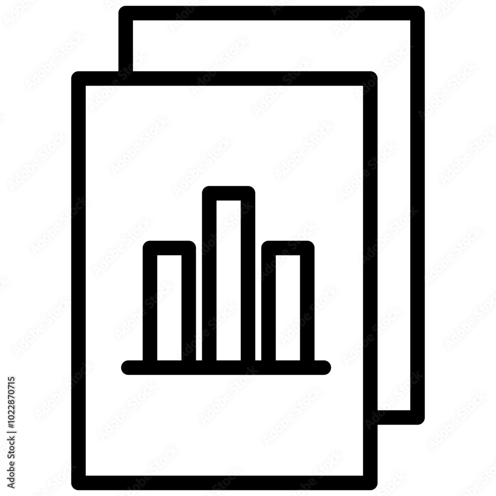 Metric Icon, Black And White Outline Icon Symbol Metric Icon, Black And White Outline Icon Symbol
