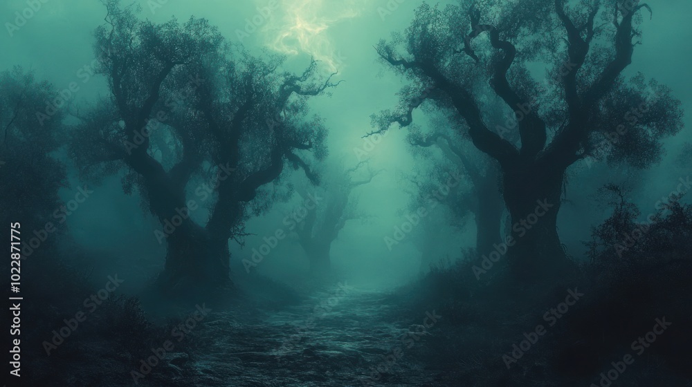 Enigmatic Forest Path