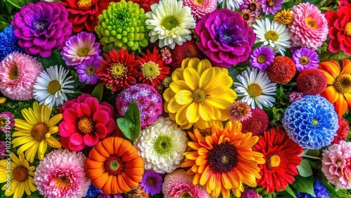 Vibrant Free Clip Art of Colorful Flowers Perfect for Creative Projects and Design Elements